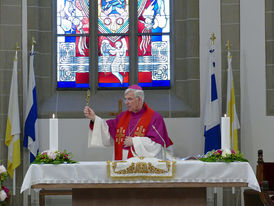 Bonifatiusandacht mit Weihbischof Prof. Dr. Karlheinz Diez in St. Crescentius (Foto: Karl-Franz Thiede)